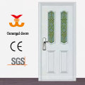 China yongkang steel security metal door with glass